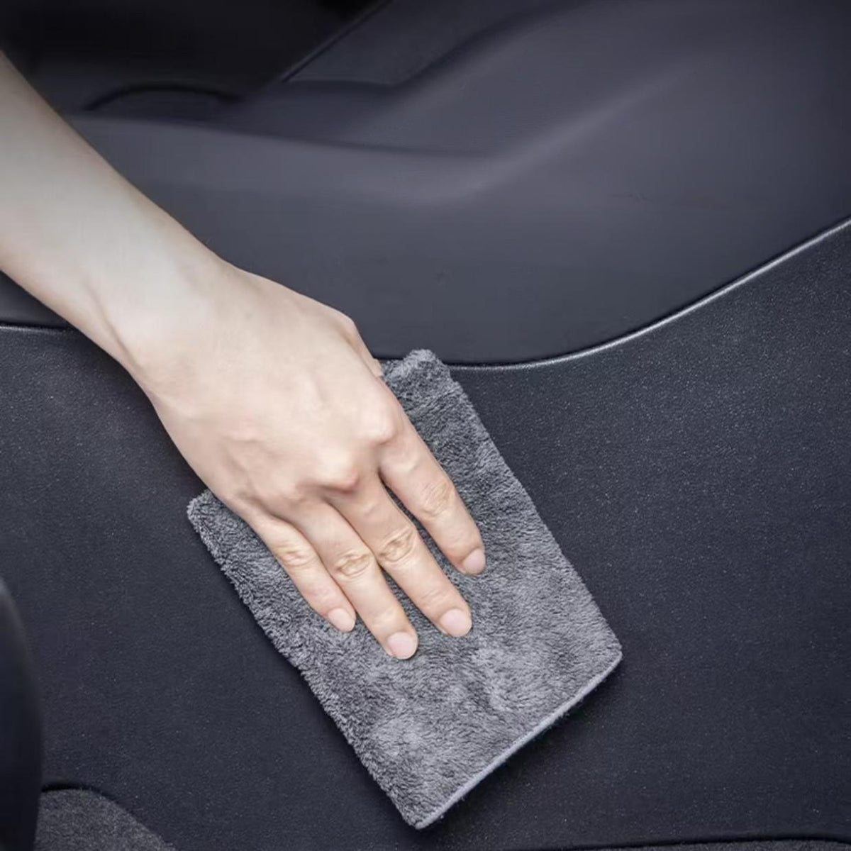 Center Console Side Anti-Kick Mats for Model Y Juniper (2PCS, LHD)