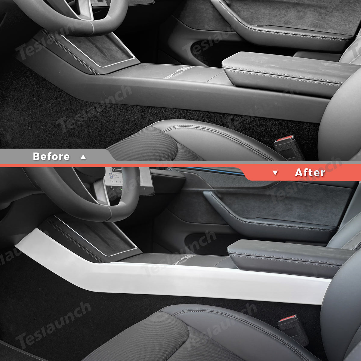 Center Console Side Trim Cover for Tesla Model Y Juniper 2025+