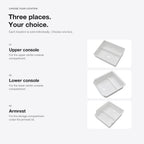 Center Console Storage Box for Model 3 Highland & Model Y Juniper | 3 Locations