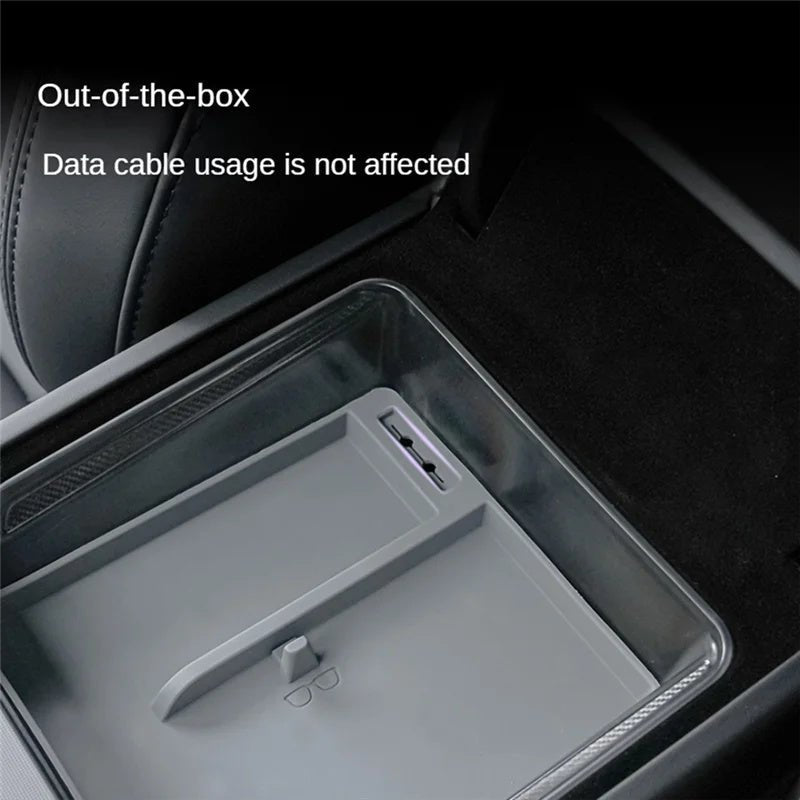 Center Console Storage Box Organizer for Tesla 2024+ Model 3 Highland