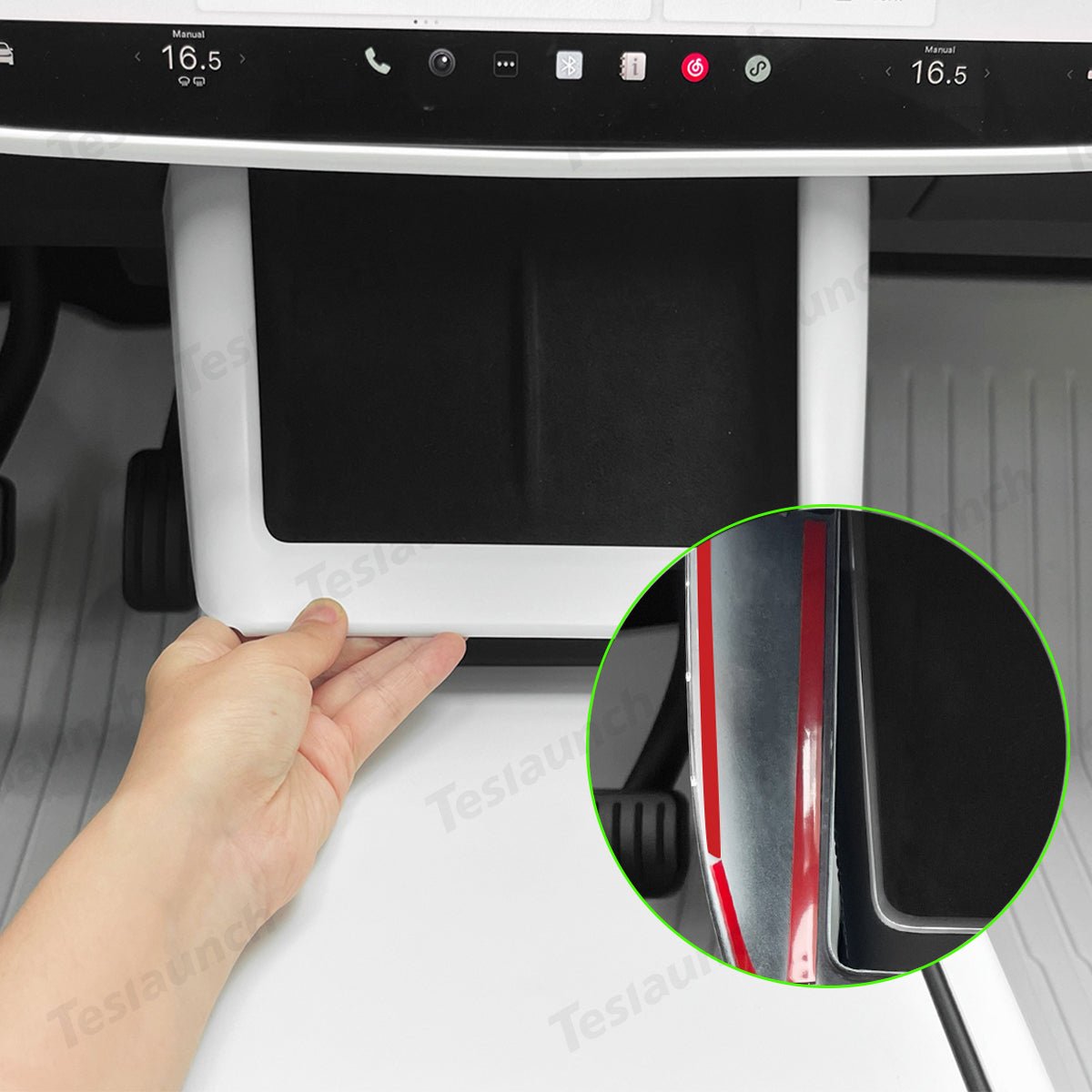 Center Console Wireless Charging Trim (ABS) for Tesla Model Y Juniper 2025+