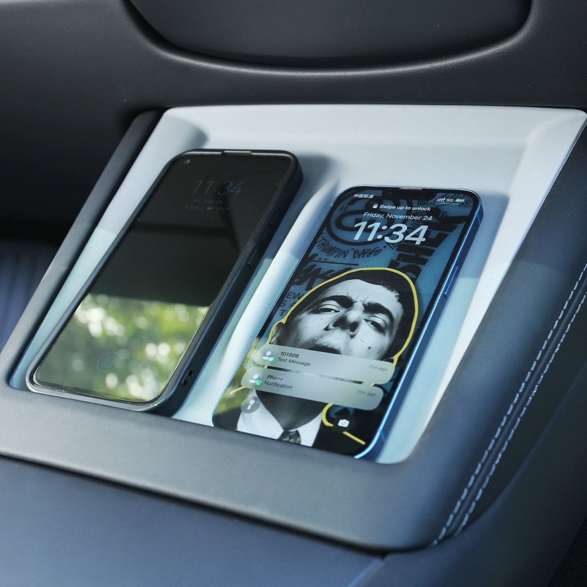 2024+ Model 3 Highland Center Control Silicone Pad Wireless Charging Anti-Slip Protective Mat