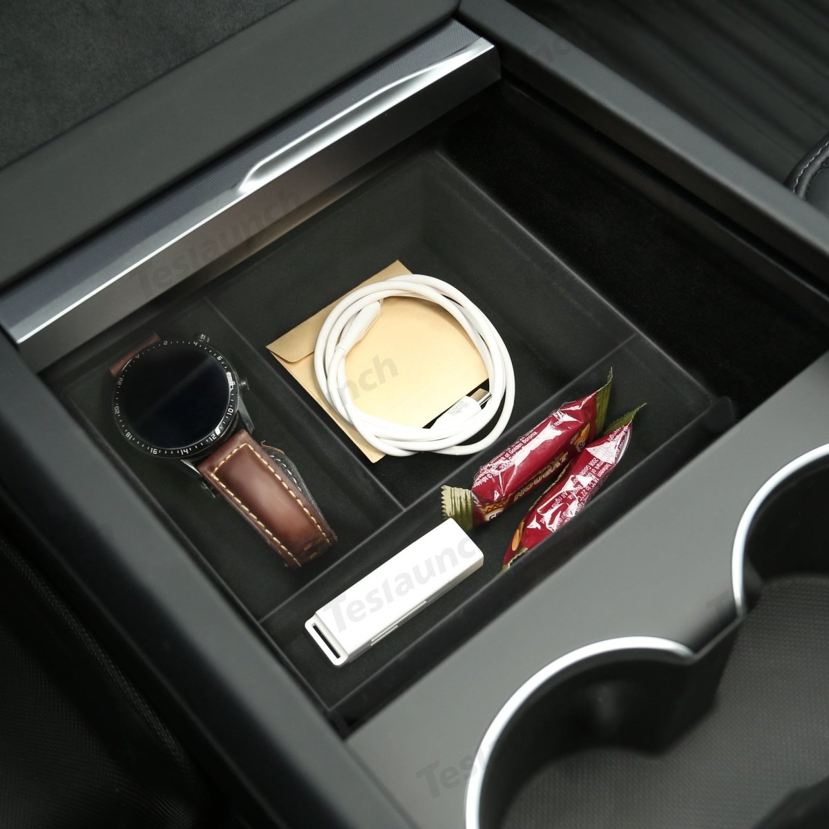 2024+ Model 3 Highland Center Front Storage Box for Tesla