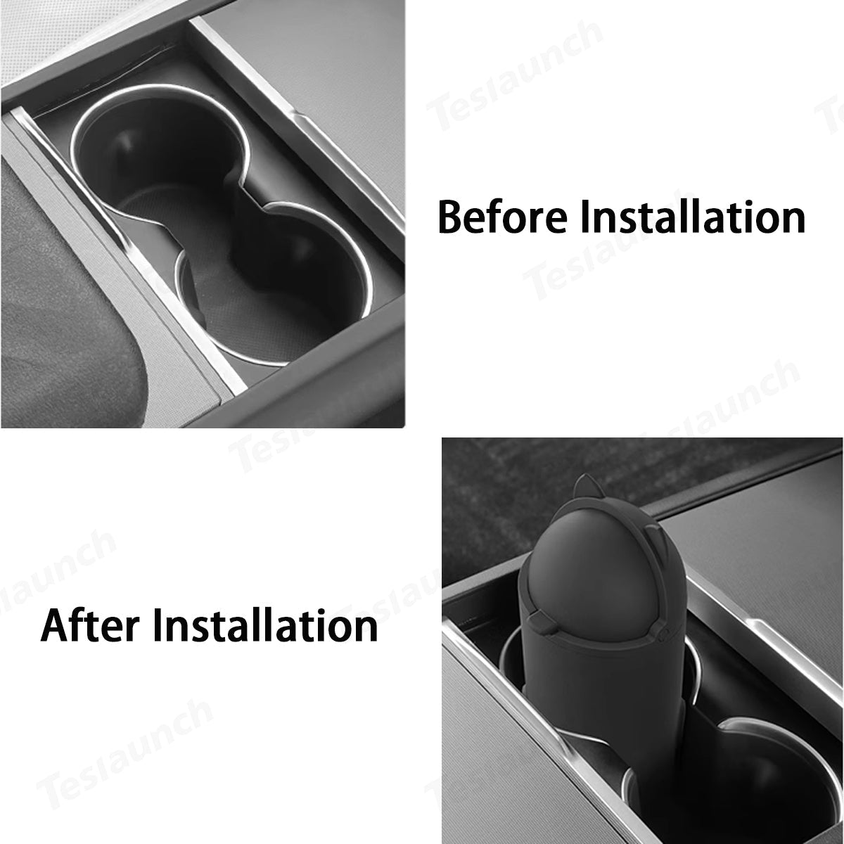 Central Control Silicone Trash Can For Tesla Model Y Juniper 2025+