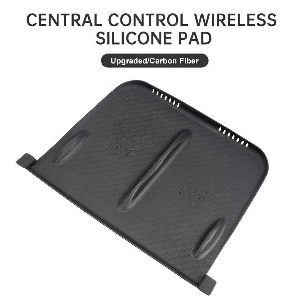 Central Control Wireless Charging Silicone Pad for Tesla Model Y/3