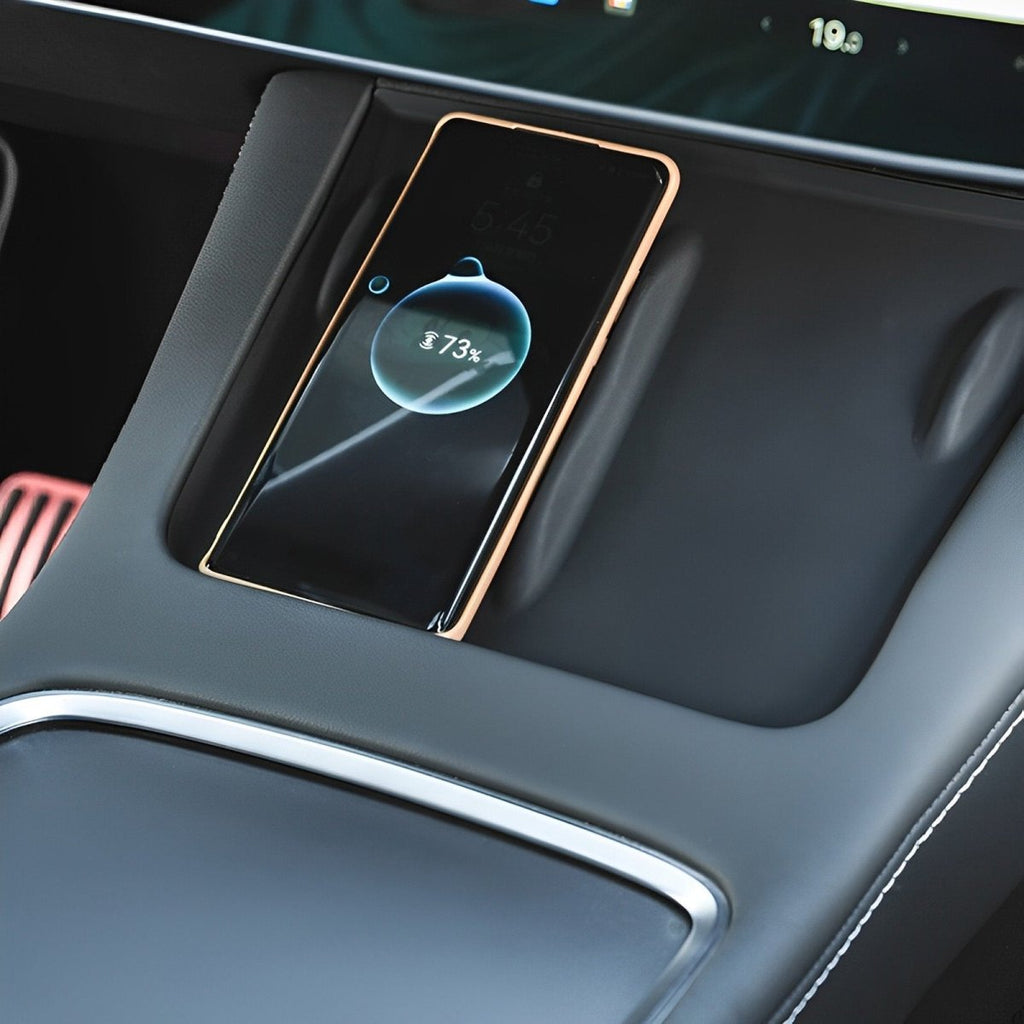 Central Control Wireless Charging Silicone Pad for Tesla Model Y/3