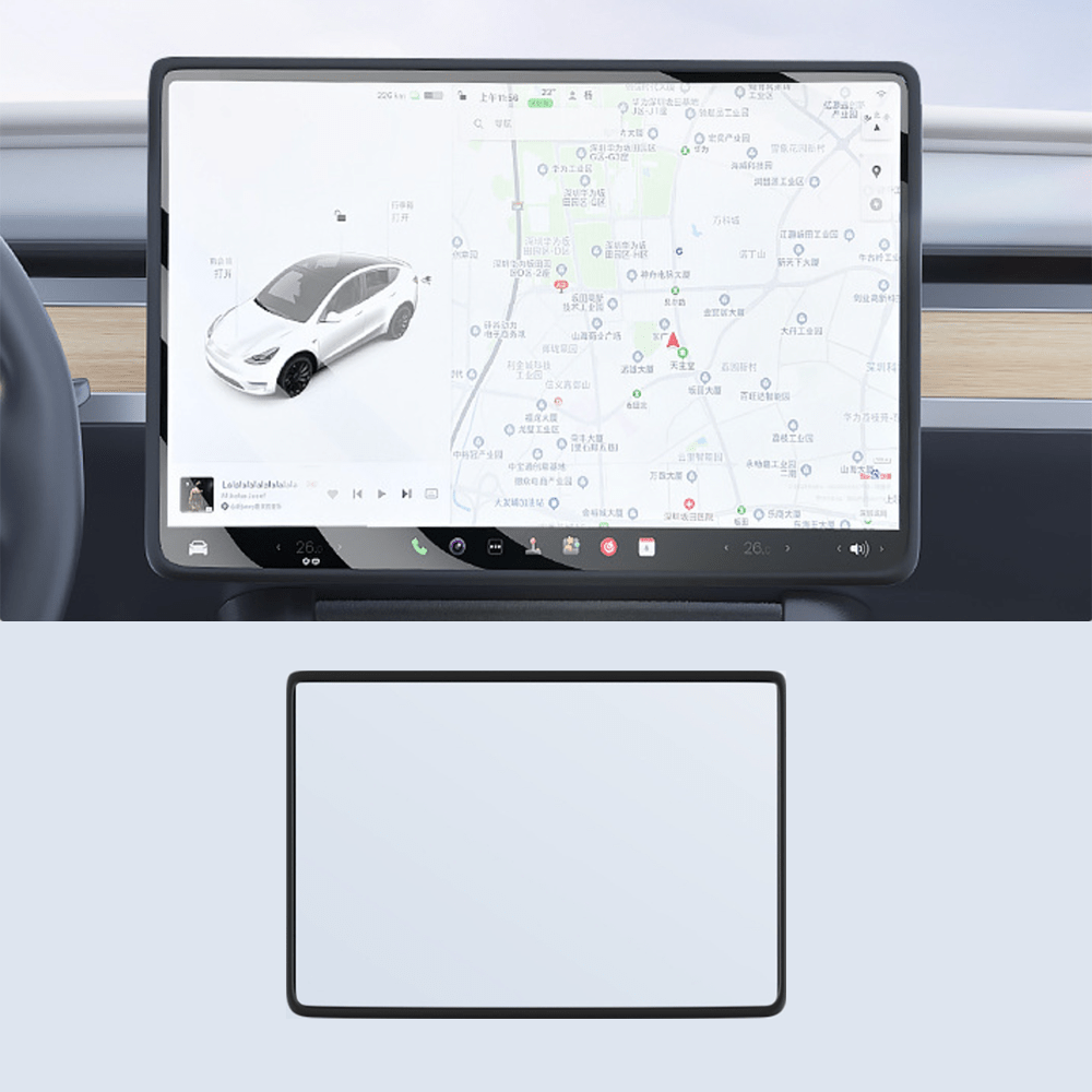 Central Screen Silicone Protector Frame for Tesla Model 3 Highland Standard 2025+