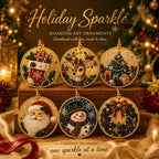 🎁6Pcs Christmas DIY Diamond Painting Ornaments Kit