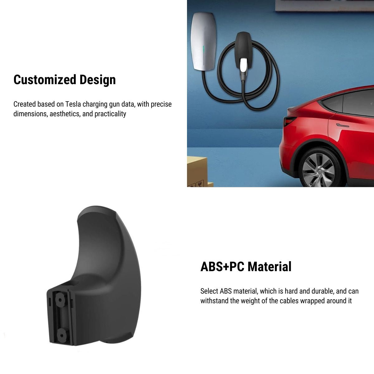 Charging Cable Organizer for Tesla (US Standard) 2017-2026+