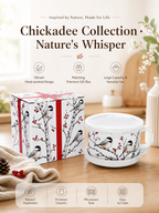 🎁2 Pack 25oz Ceramic Meal Mugs with Lid & Tray