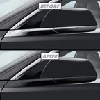 Chrome Delete Blackout Vinyl Overlay for  2017-2023 Tesla Model 3 - Matte Black