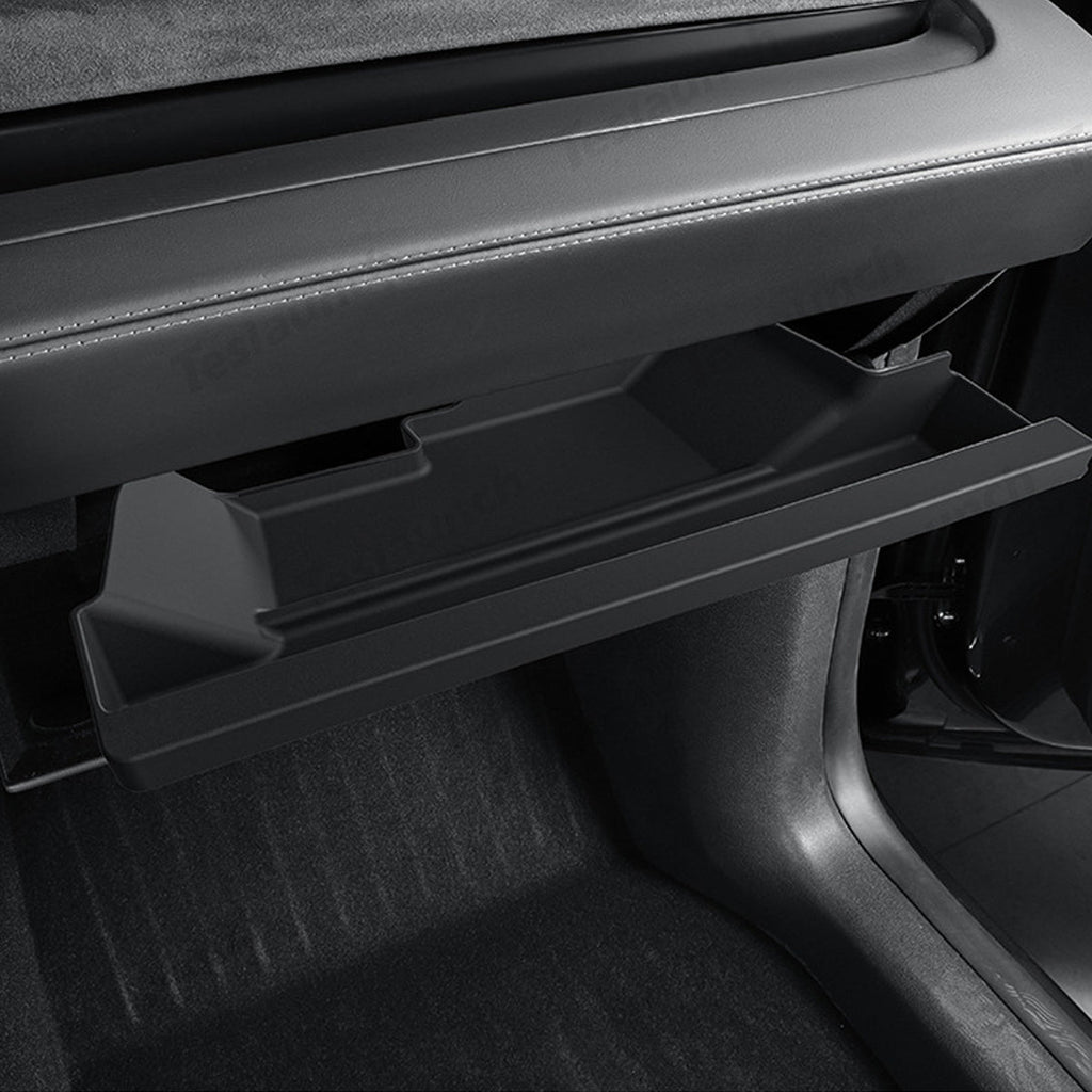 Co-pilot Glove Box TPE Storage Box For Tesla Model Y Juniper 2025+