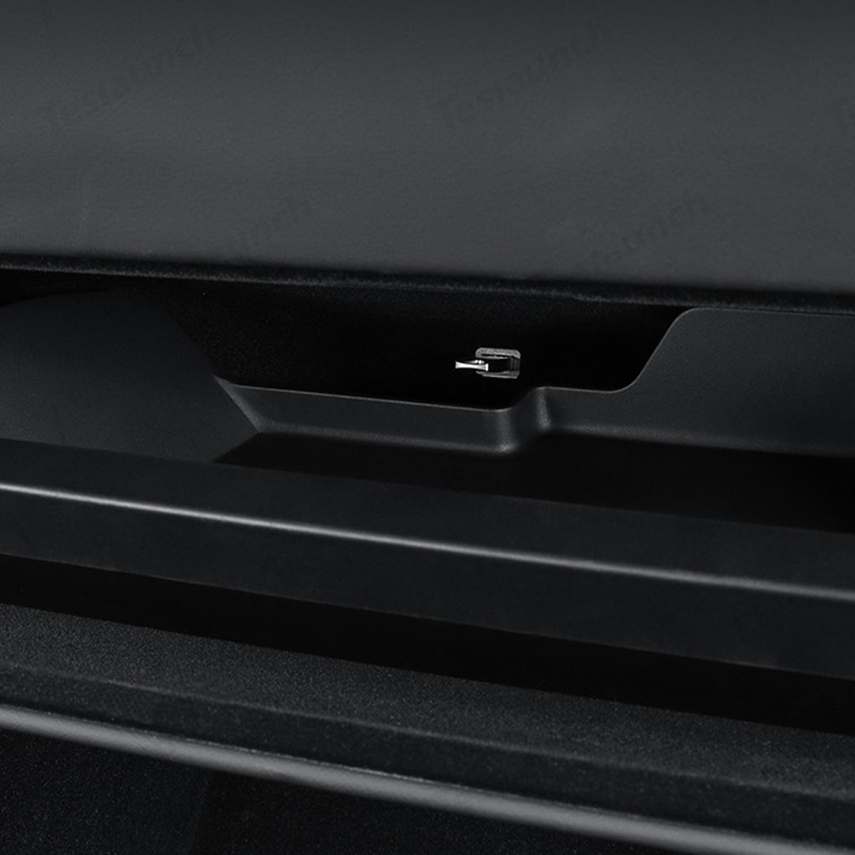 Co-pilot Glove Box TPE Storage Box For Tesla Model Y Juniper 2025+
