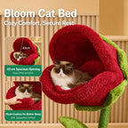 Monster Petal Cozy Cat Climbing Tower Bed