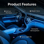 Car Interior Decorative LED Strip Atmosphere Light
