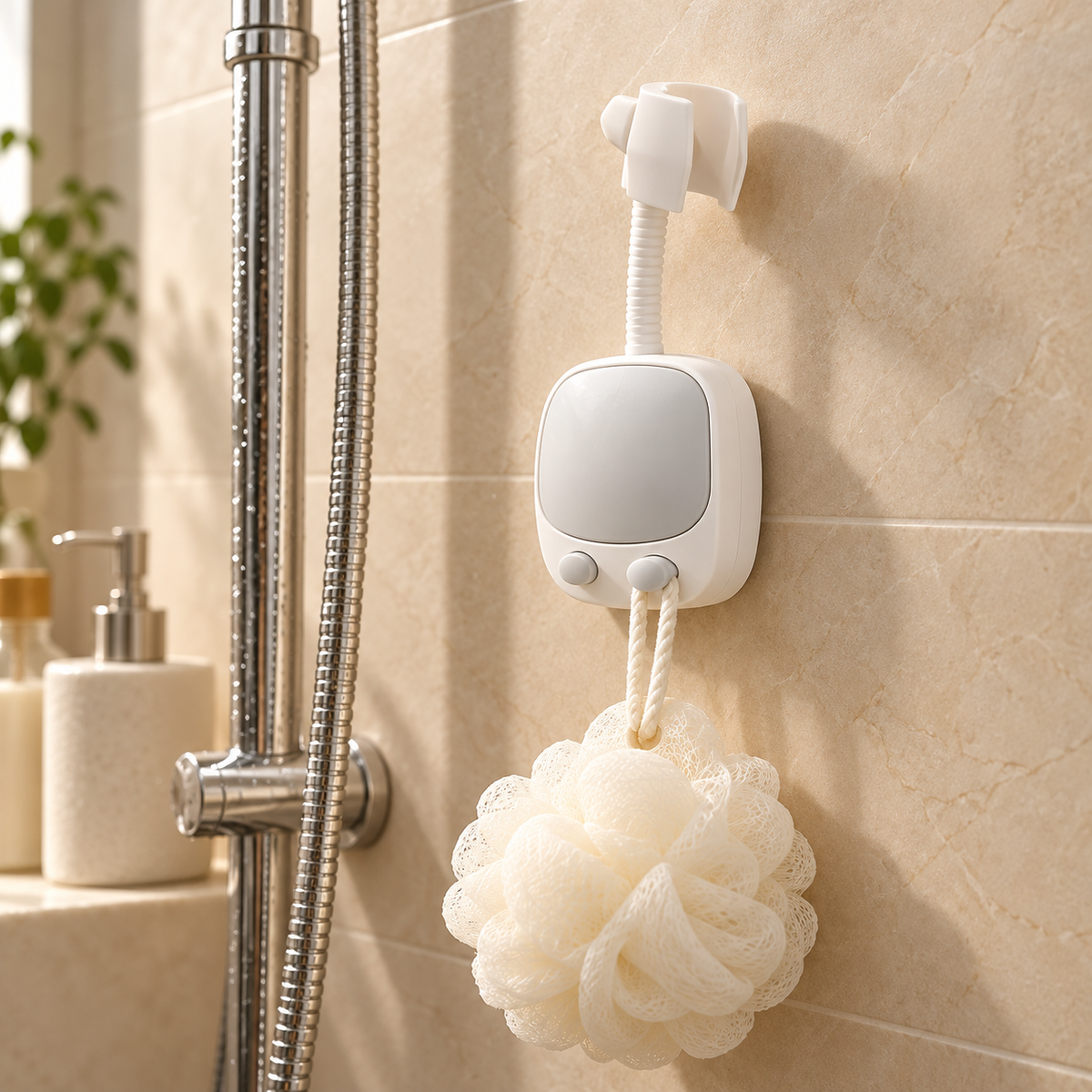 Adjustable Suction 360 Shower Head Holder