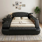 Ultimate Comfort Modern Luxury Leather Dream Smart Bed