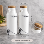 Ceramic Salt And Pepper Oil Bottle Set