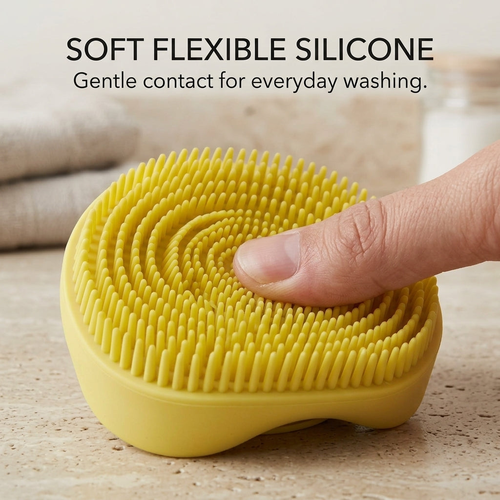 Bathing Brush Shampoo Dispenser