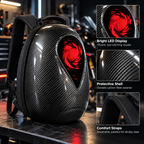LED Smart Screen Fun Motorcycle Backpack