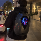 LED Smart Screen Fun Motorcycle Backpack