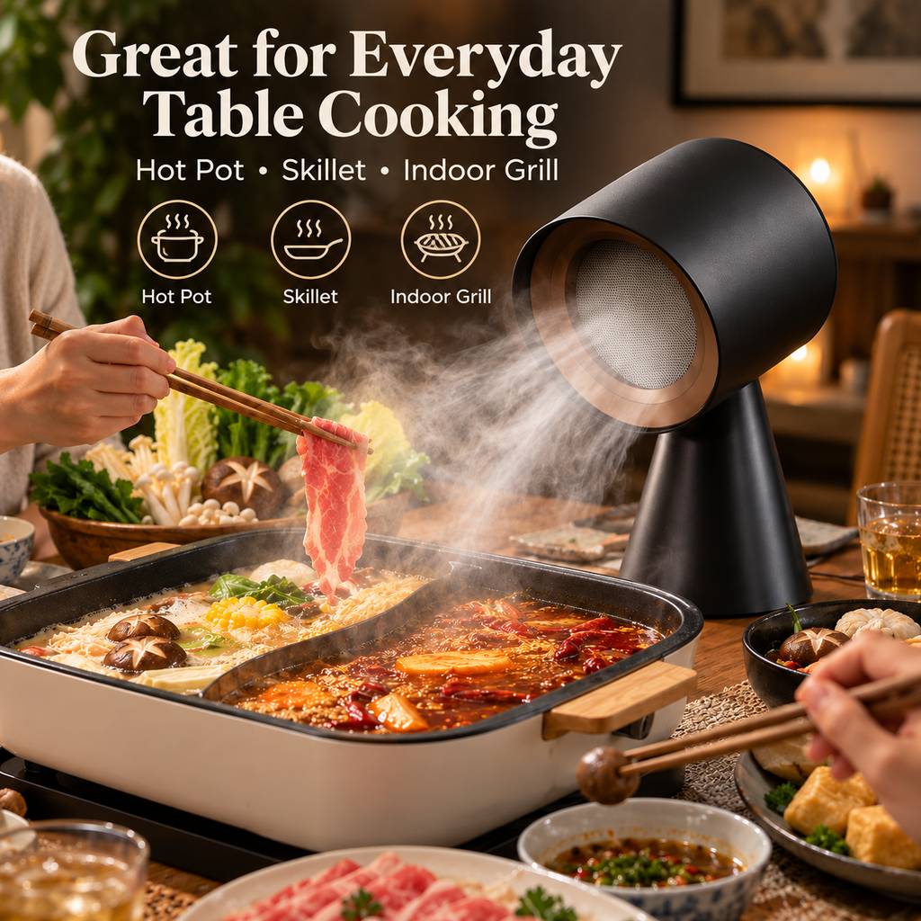 Kitchen Portable Desktop Air Mini Vent Fan