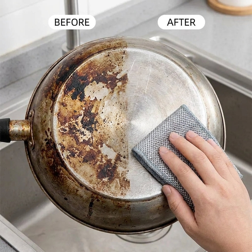 Silver Wire Double-Sided Ultra-Absorbent Design Cleaning Cloth