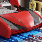 Speed Race Car LED Light Kids Bed