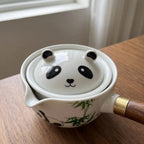 Panda Spin Rotating Tea Set