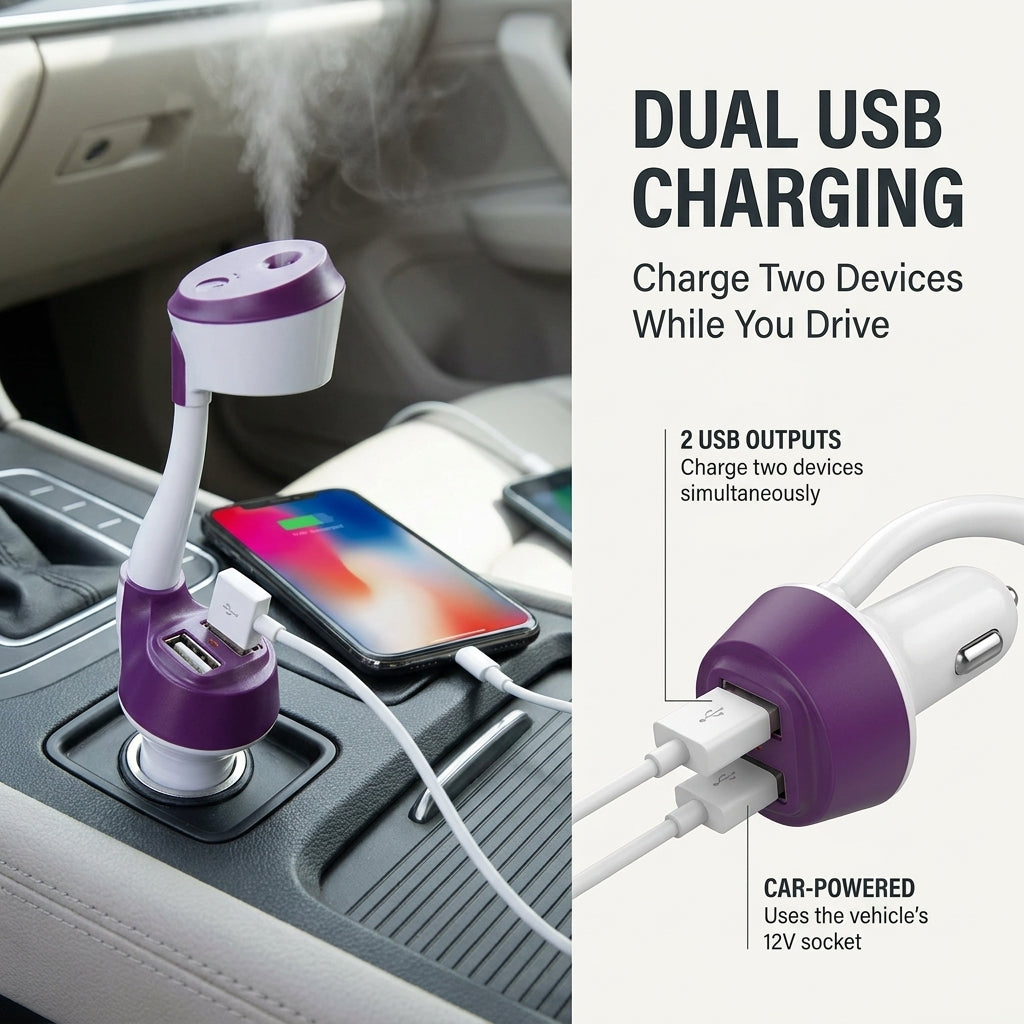 Aromatherapy Air Humidifier for Car
