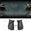 Coolant Line Aluminum Alloy Skid Plate Protection Guards (1 Set) for 2020-2025 Tesla Mode Y and 2017-2024 Model 3