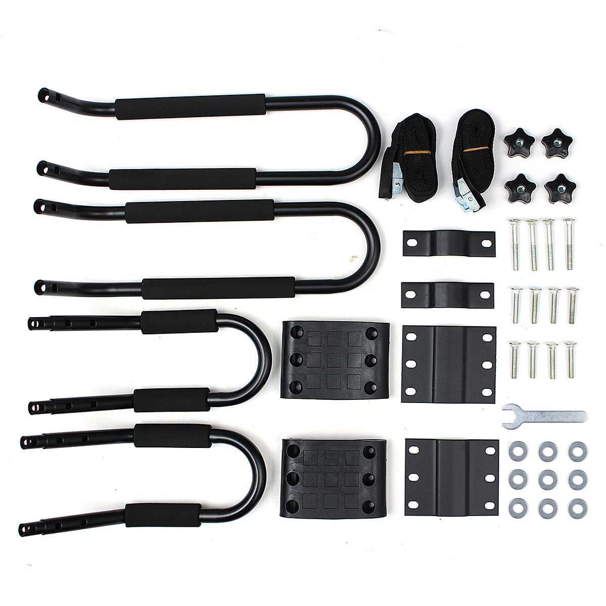 Crossbar Kayak Canoe Rack Adapters For Tesla Model S/X/3/Y (2012-2024)