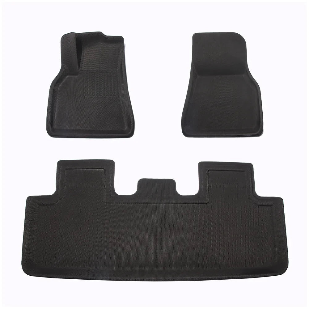 Custom-Fit Floor Mats And Liners 3D Lamination Cutting All-Weather For Tesla Model Y (2020-2024)