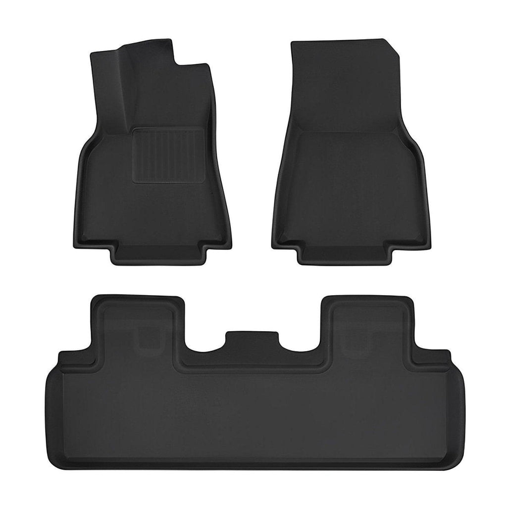 Custom-Fit Floor Mats And Liners 3D Lamination Cutting All-Weather For Tesla Model Y (2020-2024)