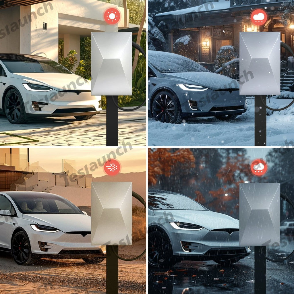 Cybervault Charging Case for Tesla Model 3/Y/X/S/CT - Cybertruck Style Waterproof Lock Charger Organizer