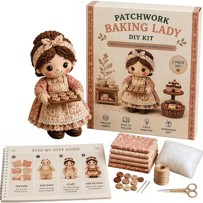 Handmade Patchwork Doll DIY Kit