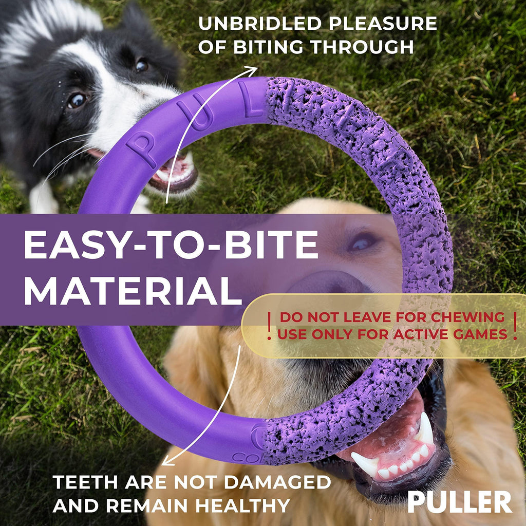 Puller Dog Ring Toy, 2 Rings