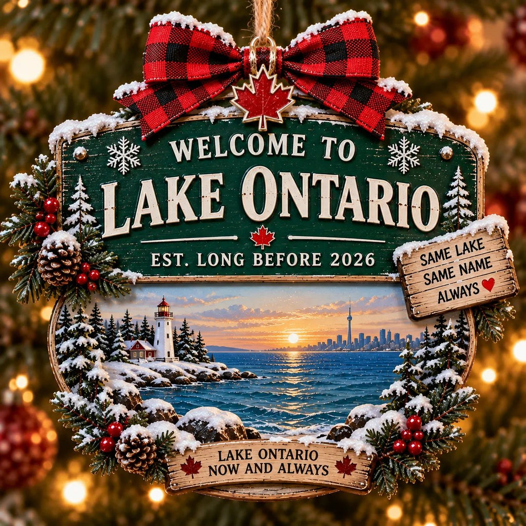 Lake Ontario Forever Christmas Keepsake Ornament