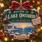 Lake Ontario Forever Christmas Keepsake Ornament