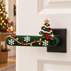 Handcrafted Holiday Friends Door Handle Covers