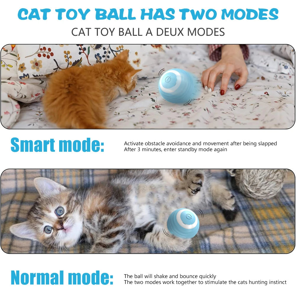 Smart Rolling Ball Cat Toy