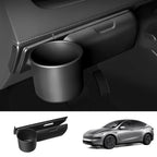 Dashboard Cup & Glasses Holder – 2-in-1 Storage Organizer Box for Tesla Model Y Juniper 2025+