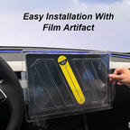 Dashboard Screen & Second Row Seat Screen Protector Tempered Film Fully Covers For Tesla 2024+ Model 3 Highland