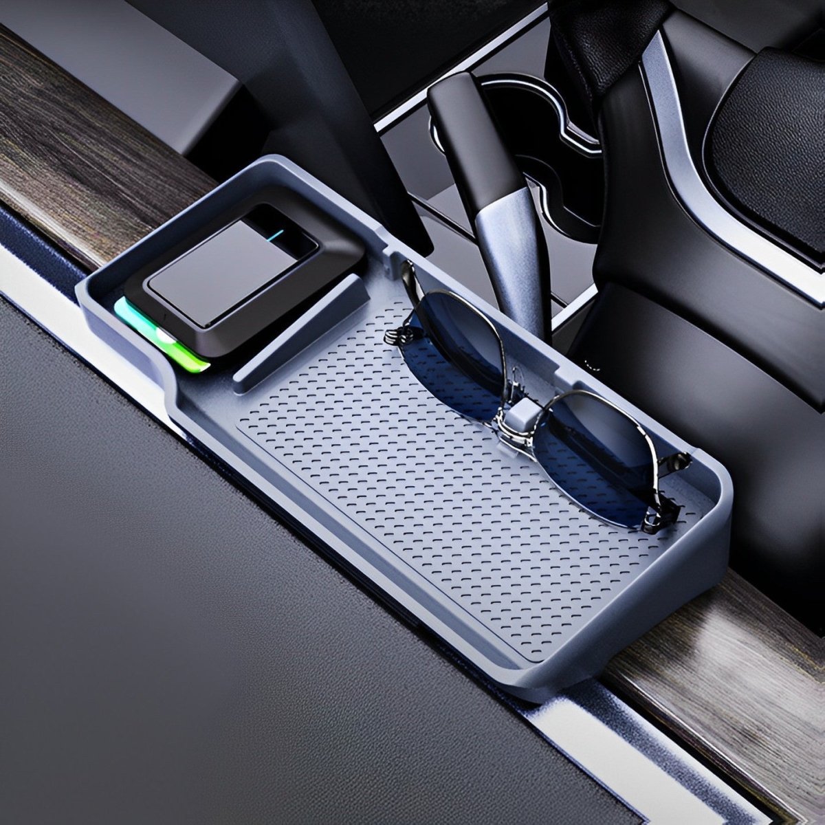 Dashboard Silicone Organizer - Storage Box for Tesla Model 3/Y (2017-2024)