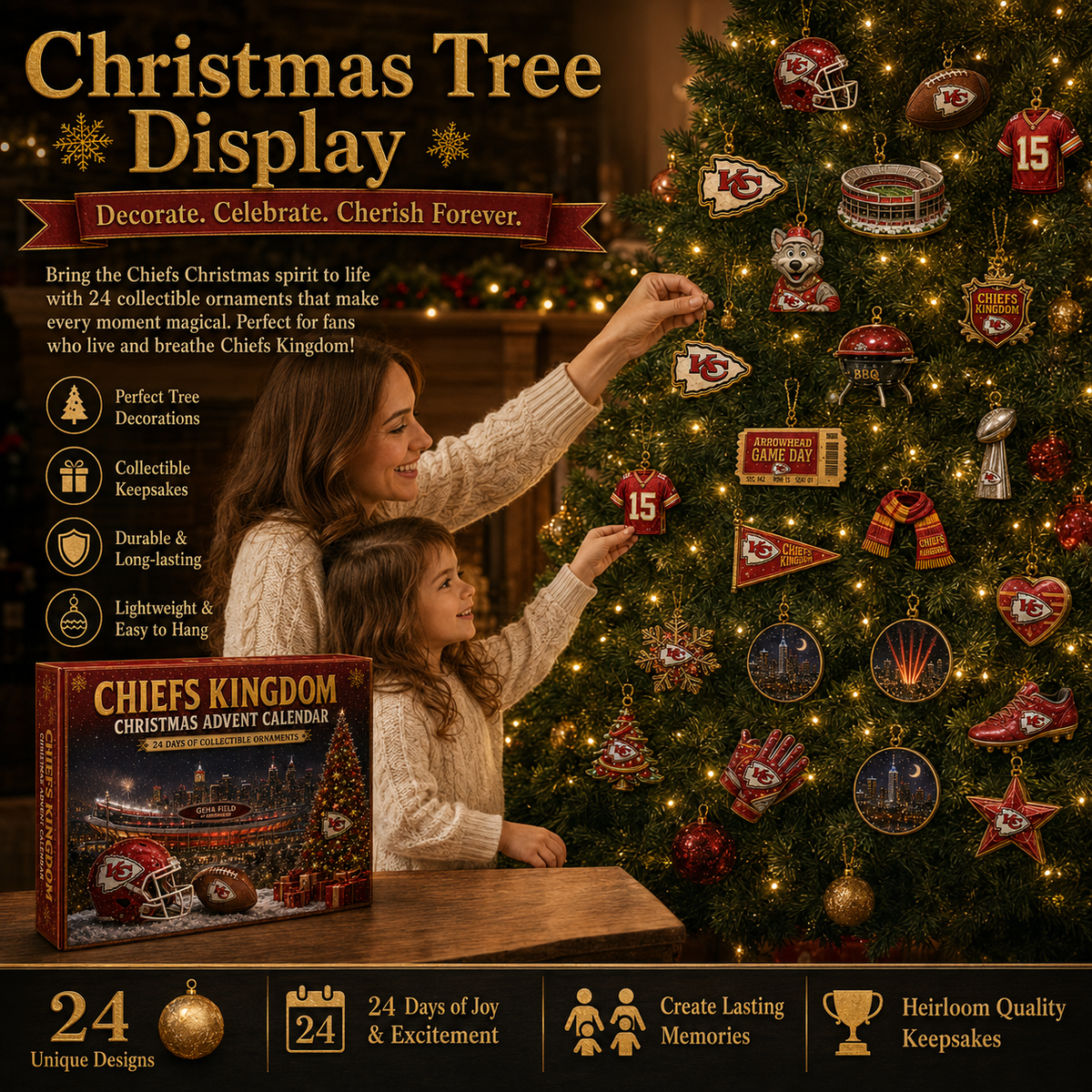 Chiefs Kingdom Football Christmas Advent Calendar