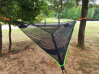 Triangle Camping Hammock with Straps, Portable Outdoor Mesh Hammock