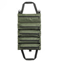 Roll Up Tool Bag with 5 Zippered Pockets Canvas Tool Organizer