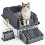 Miroken XL Stainless Steel Cat Litter Box