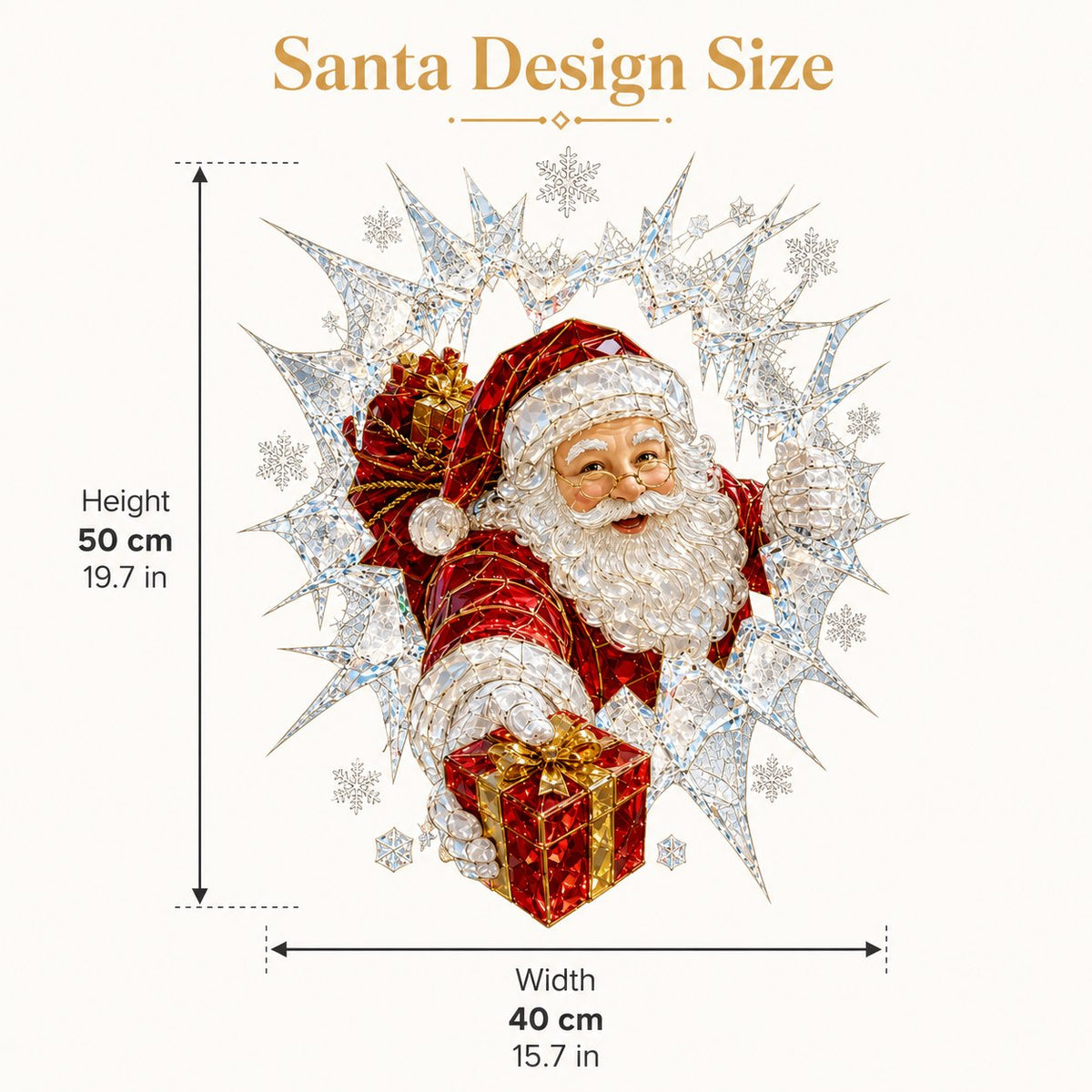 2026 Christmas Window Decals