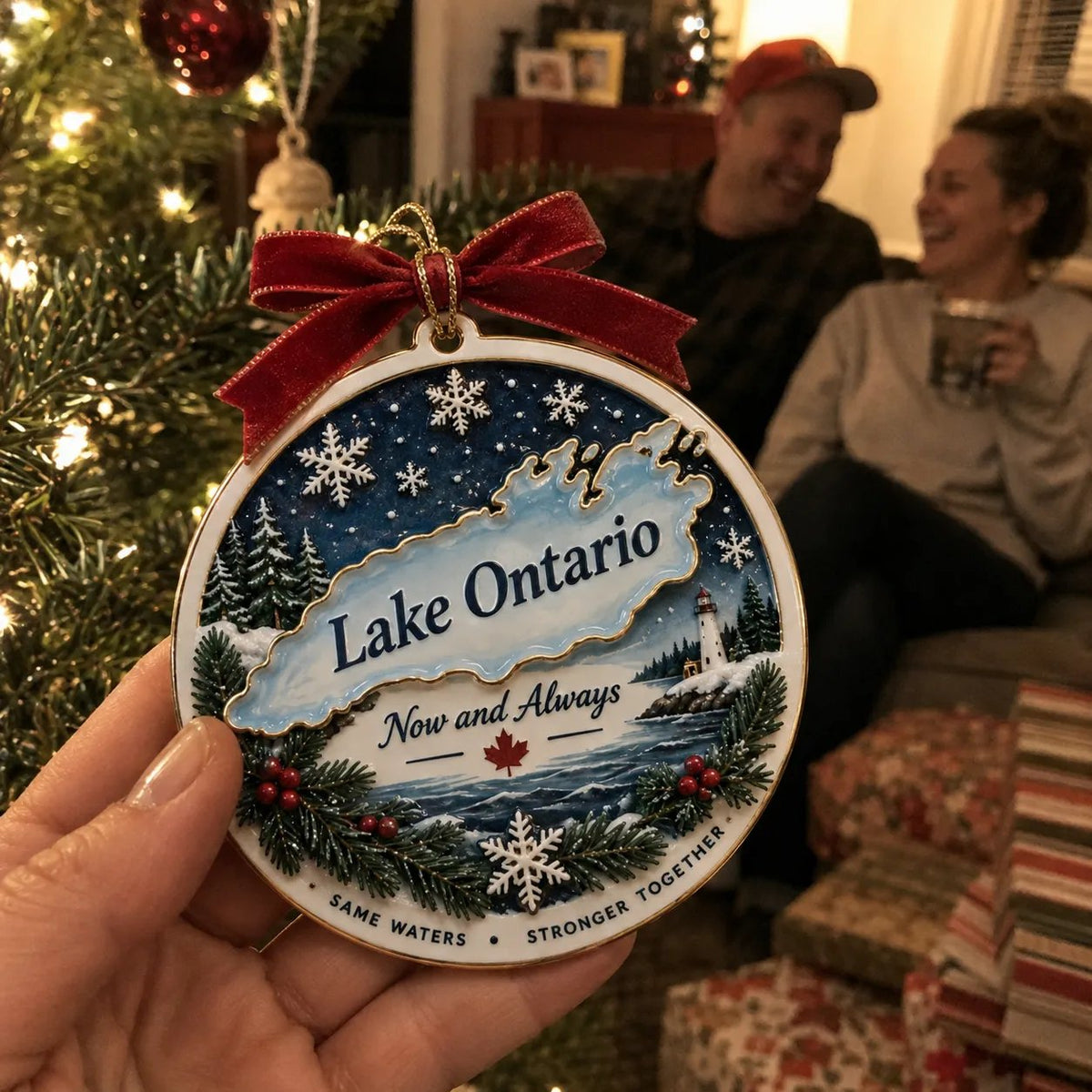 Lake Ontario Forever Christmas Keepsake Ornament